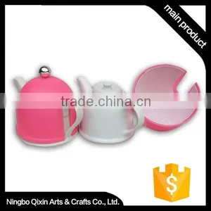 Different Color Wholesale Round Ceramic Tea Pot thumbnail-3