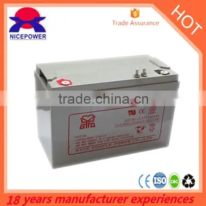 12v100ah Deep Cycle Gel Battery for Solar Led Light thumbnail-1