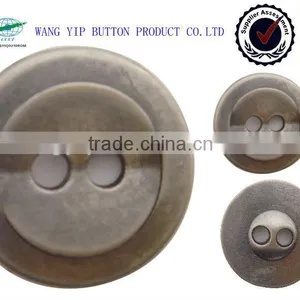 17.5mm Chiness Factory Fold Metal 2 Hole Button thumbnail-1
