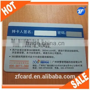 Plastic 4 Color Offset Printing Pvc Calling Scratch Card thumbnail-1