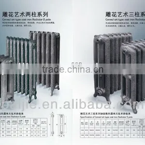 Cast Iron Radiator Carved Art Type thumbnail-1