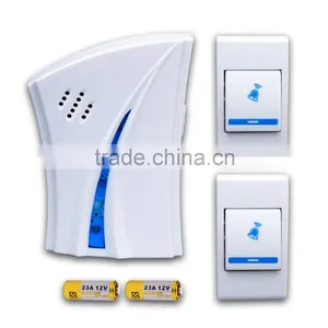 Wireless Door Bell 80m Home 2 Transmitters Remote Control Chime 36songs Doorbell thumbnail-6