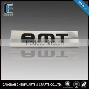 High Quality Outdoor 3d Plastic AMT Chrome Logo Emblem Car Emblem thumbnail-1