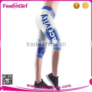Polyester Microfiber Sports Wear Fabric Push Up Fitness Leggings thumbnail-5