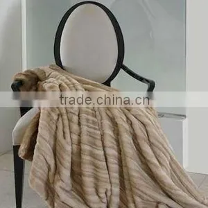 HSTH046 'Chateau' Faux Fur Throw thumbnail-1