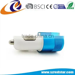 5V2.4A Universal Lipstick Metal Usb Portable Car Mobile Charger thumbnail-5