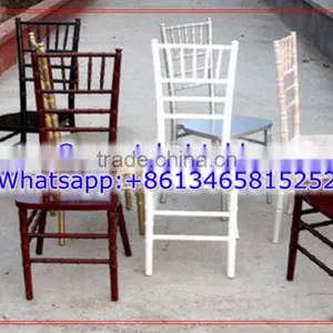 Wooden Chiavari Stackable Wedding Rental Tiffany Chair thumbnail-2