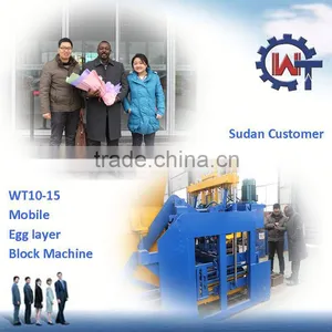 WANTE MACHINERY Semi Automatic Hollow Block Making Machinary thumbnail-1