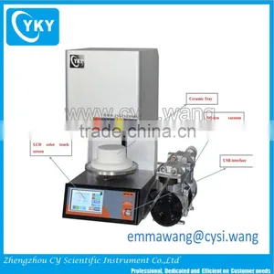 1200C Lift Porcelain Furnace With PID Touch Screen Programmable Control thumbnail-1