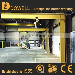 High-Duty Customized 0.25~10 Ton Free Standing Swivel Jib Crane thumbnail-3
