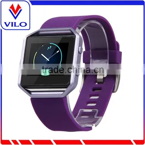 For Fitbit Blaze Bands With Metal Frame,For Fitbit Blaze Silicone Band,For Fitbit Blaze Strap With Frame thumbnail-5