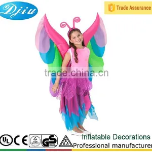 DJ-SD-005 Children Inflatable Butterfly Wings Nuts Wings - Butterfly Girl Inflatable Wings - Angel (Illuminated) Quality Choice thumbnail-1