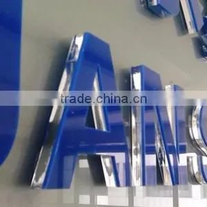 LED Crystal Channel Characters / Stainless Steel Edg/ Acrylic Resin Production / Metal Door Signs /Crystal Mini / Screw Back thumbnail-5