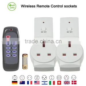 Smart Wireless Electric Remote Control Switch Socket Set UK Plug K09 2+1 thumbnail-1