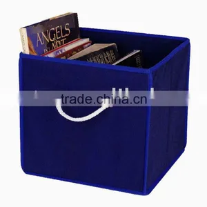 Navy Blanket Storage Box thumbnail-1