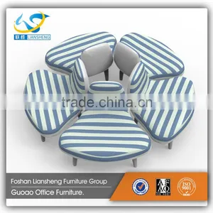 Modern Designs And Nice Prices Wooden Frame Corner Sofa Set S008 thumbnail-1