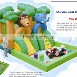 Cheer Amusement Jungle Themed Toddler Play Inflatable thumbnail-1