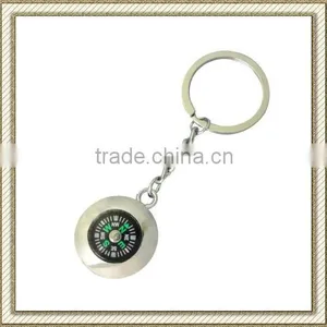 Pocket Metal Round Shape Key Chain Compass,Promotion Compass thumbnail-1