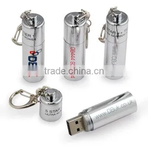 Metal Battery Shape USB Flash Drive With Printing Logo thumbnail-1