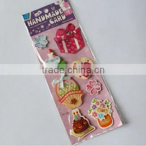 2014 Tiny Woods Printed Chipboard Layered Sticker for Kids thumbnail-1