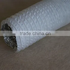 Aluminum Foil Coated White PVC Flexible Duct/Combined White PVC Duct Manufacturer thumbnail-3
