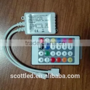 DC12V Input 24 Key Wireless IR Rgb Led Remote Controller thumbnail-2