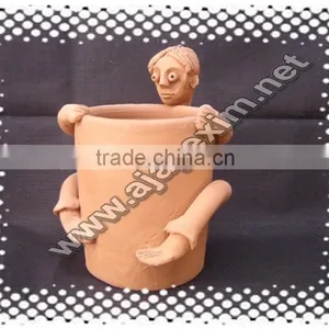 Decorative Terracotta Pen Stand thumbnail-1
