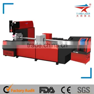 1000W YAG Sheet Metal Laser Cutting Machine With Metal Scroll Bed thumbnail-1