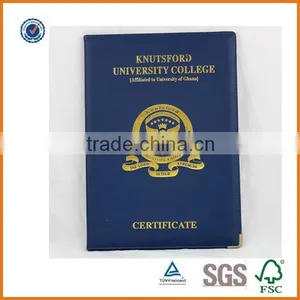 Customized Logo A4 Size Certificate Holder/genuine Leather Certificate Folder/pu Leather Certificate Portfolio thumbnail-6