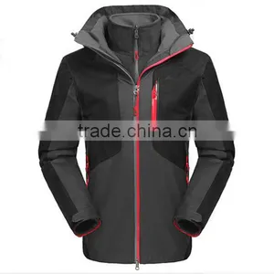 Custom 3 in 1Waterproof Breathable Outdoor Jacket thumbnail-1