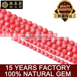 Fashion Gemstone Crystal Beads Wholesale Natural Rhodocroshite Loose Beads Semi DIY Handmade Beaded Jewelry Chain thumbnail-1