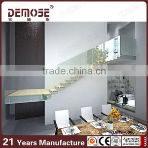 Prefabricated Space Saving Stairs With Wood Treads thumbnail-1