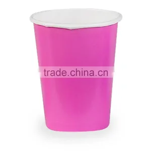 9OZ Disposable Paper Cup, Pink Coffee Paper Cup thumbnail-1
