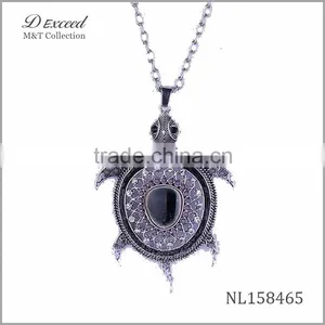 2015 Funky Pendants Necklace,tortoise Gold Chain Necklace thumbnail-4