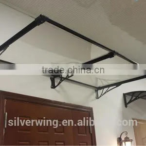 Wind Resistant Aluminum Polycarboante Door Canopy Porch Shelter Outdoor Patio Cover Awning Rain Protector 120 x 70 cm thumbnail-2