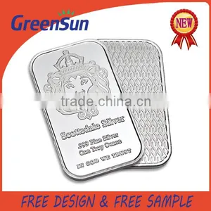 2014 High Quality Custom Made Silver Plated Bar Quality Choice thumbnail-1