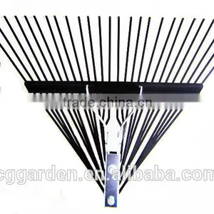 26 Tines Wood Handle Leaf Rake RK26-101 thumbnail-1