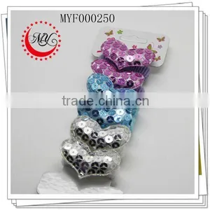 Fashion Cute Sequins Heart Style Color Elastic Band thumbnail-1