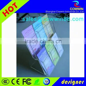Acrylic Unique Business Card Advertising Displays With Sign Holder, Acrylic Greeting Card Display thumbnail-6