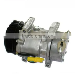 6V12 Auto ac Compressor for PEUGEOT 206/307, CITROEN C2/ BERLINGO, PARTNER thumbnail-1
