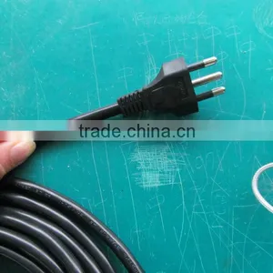 Brazil Plug 10A 250V With Cable H05VV-F 3X0.75 thumbnail-1