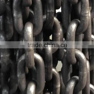 Open Link Ship Chain 44mm Black or HDG Surface for Buoy thumbnail-3