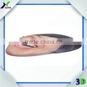 Promotional Printed Human Face 3D PVC Masks From China thumbnail-2