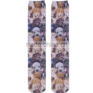 Wholesale Fashion Christmas Printing Dogs Whole Sock thumbnail-1