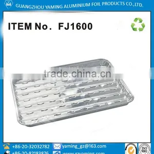 BBQ Food Tray Aluminium Foil Grill Tray thumbnail-1
