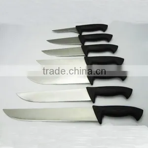 Black PP Handle Chef Knife Set With High Quality and Resonable Price thumbnail-1