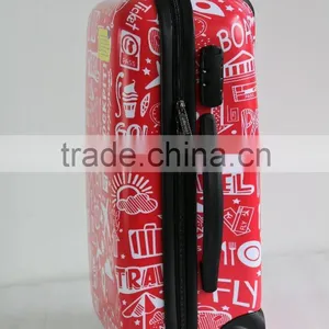 Beautiful Printed ABS+PC Trolley Luggage Case thumbnail-3