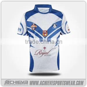 Blank Rugby Jersey Wholesale With Custom- Made thumbnail-6