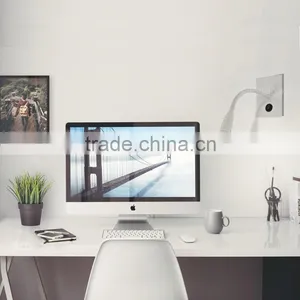 White Painted Gooseneck Hotel Bedside Led Reading Light,Hotel Bedside Led Reading Light,Bedside Led Reading Light WL1078 thumbnail-6
