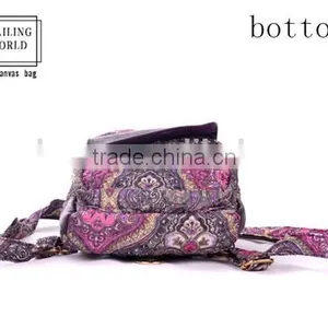 Brand New Design Chinese Folk Style Canvas Backpack & Chest Bag thumbnail-4